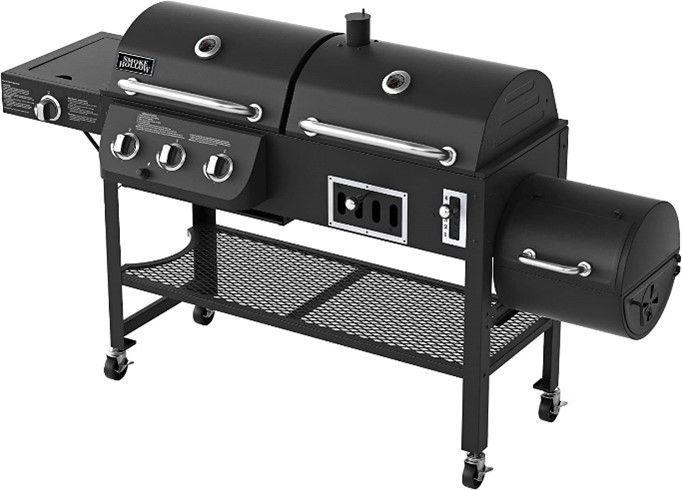 Smoke Hallow Gas and Charcoal Combo grill & Smoker 6500