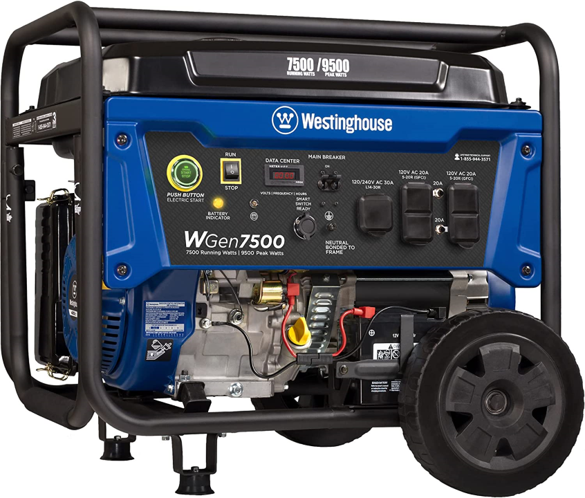  Westinghouse 12500 Electric start generator