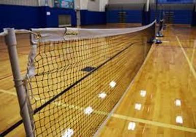 Indoor pickleball court (Wood)