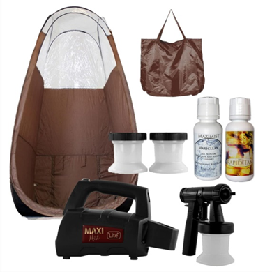 MaxiMist Lite Plus HVLP Sunless Spray Tanning Kit