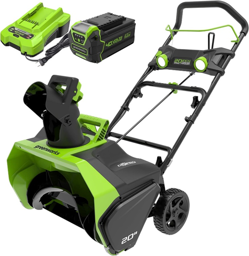 3.     Greenworks 40V Brushless Snow blower