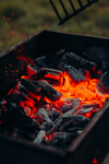 Charcoal Grill on a Wooden deck