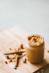 Peanut Butter on a table with other ingredients